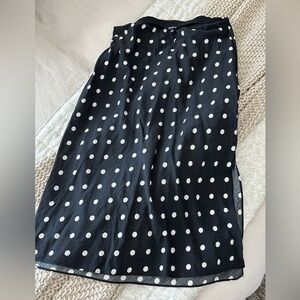 Madewell Polka Dot Skirt